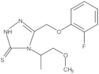 5-[(2-Fluorophenoxy)methyl]-2,4-dihydro-4-(2-methoxy-1-methylethyl)-3H-1,2,4-triazole-3-thione