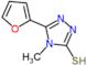 5-(2-Furanyl)-2,4-dihydro-4-methyl-3H-1,2,4-triazole-3-thione