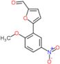 5-(2-methoxy-5-nitrophenyl)furan-2-carbaldehyde