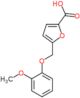 5-[(2-methoxyphenoxy)methyl]furan-2-carboxylic acid