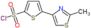 5-(2-methyl-1,3-thiazol-4-yl)thiophene-2-sulfonyl chloride