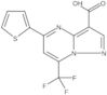 5-(2-Thienyl)-7-(trifluoromethyl)pyrazolo[1,5-a]pyrimidine-3-carboxylic acid