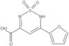 2H-1,2,6-Thiadiazine-3-carboxylic acid, 5-(2-furanyl)-, 1,1-dioxide