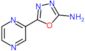 5-pyrazin-2-yl-1,3,4-oxadiazol-2-amine