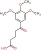 5-oxo-5-(3,4,5-trimethoxyphenyl)pentanoic acid