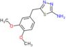 5-(3,4-Dimethoxybenzyl)-1,3,4-thiadiazol-2-amine