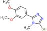 5-(3,4-dimethoxyphenyl)-4-methyl-4H-1,2,4-triazole-3-thiol