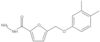 5-[(3,4-Dimethylphenoxy)methyl]-2-furancarboxylic acid hydrazide