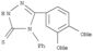 3H-1,2,4-Triazole-3-thione,5-(3,4-dimethoxyphenyl)-2,4-dihydro-4-phenyl-