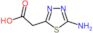 (5-amino-1,3,4-thiadiazol-2-yl)acetic acid