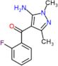 (5-amino-1,3-dimethyl-1H-pyrazol-4-yl)(2-fluorophenyl)methanone