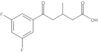 3,5-Difluoro-β-methyl-δ-oxobenzenepentanoic acid