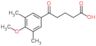 5-(4-methoxy-3,5-dimethyl-phenyl)-5-oxo-pentanoic acid