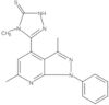 5-(3,6-Dimethyl-1-phenyl-1H-pyrazolo[3,4-b]pyridin-4-yl)-2,4-dihydro-4-methyl-3H-1,2,4-triazole-3-thione