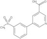 5-[3-(Methylsulfonyl)phenyl]-3-pyridinecarboxylic acid