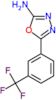 5-[3-(trifluoromethyl)phenyl]-1,3,4-oxadiazol-2-amine