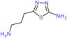 5-(3-aminopropyl)-1,3,4-thiadiazol-2-amine