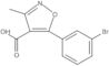 5-(3-Bromophenyl)-3-methyl-4-isoxazolecarboxylic acid