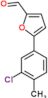 5-(3-chloro-4-methylphenyl)furan-2-carbaldehyde