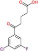 5-(3-chloro-5-fluorophenyl)-5-oxopentanoic acid