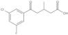 3-Chloro-5-fluoro-β-methyl-δ-oxobenzenepentanoic acid