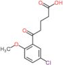 Ácido 5-(5-cloro-2-metoxifenil)-5-oxopentanoico