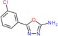 5-(3-chlorophenyl)-1,3,4-oxadiazol-2-amine