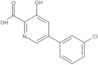 5-(3-Chlorophenyl)-3-hydroxy-2-pyridinecarboxylic acid