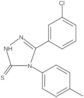 5-(3-Chlorophenyl)-2,4-dihydro-4-(4-methylphenyl)-3H-1,2,4-triazole-3-thione