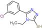 5-(3-chlorophényl)-4-éthyl-4H-1,2,4-triazole-3-thiol