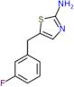 5-(3-fluorobenzyl)-1,3-thiazol-2-amine