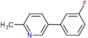 Pyridine, 5-(3-fluorophenyl)-2-methyl-