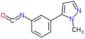 5-(3-isocyanatophenyl)-1-methyl-pyrazole