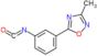 5-(3-isocyanatophenyl)-3-methyl-1,2,4-oxadiazole