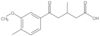 3-Methoxy-β,4-dimethyl-δ-oxobenzenepentanoic acid