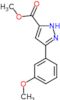 methyl 3-(3-methoxyphenyl)-1H-pyrazole-5-carboxylate