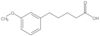 3-Methoxybenzenepentanoic acid