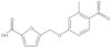 5-[(3-Methyl-4-nitrophenoxy)methyl]-2-furancarboxylic acid