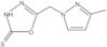 5-[(3-Methyl-1H-pyrazol-1-yl)methyl]-1,3,4-oxadiazole-2(3H)-thione