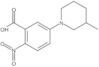 5-(3-Methyl-1-piperidinyl)-2-nitrobenzoic acid