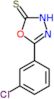 5-(3-chlorophenyl)-1,3,4-oxadiazole-2(3H)-thione