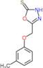 5-[(3-methylphenoxy)methyl]-1,3,4-oxadiazole-2(3H)-thione