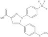 Acide 5-[4-(méthylthio)phényl]-1-[4-(trifluorométhyl)phényl]-1H-pyrazole-3-carboxylique