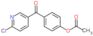 [4-(6-chloropyridine-3-carbonyl)phenyl] acetate