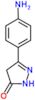 3-(4-aminophenyl)-1,4-dihydropyrazol-5-one