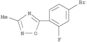 1,2,4-Oxadiazole,5-(4-bromo-2-fluorophenyl)-3-methyl-