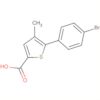 2-Thiophenecarboxylic acid, 5-(4-bromophenyl)-4-methyl-