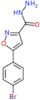 5-(4-bromophenyl)isoxazole-3-carbohydrazide