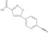 5-(4-Cyanophenyl)-3-isoxazolecarboxylic acid