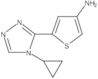 5-(4-Cyclopropyl-4H-1,2,4-triazol-3-yl)-3-thiophenamine